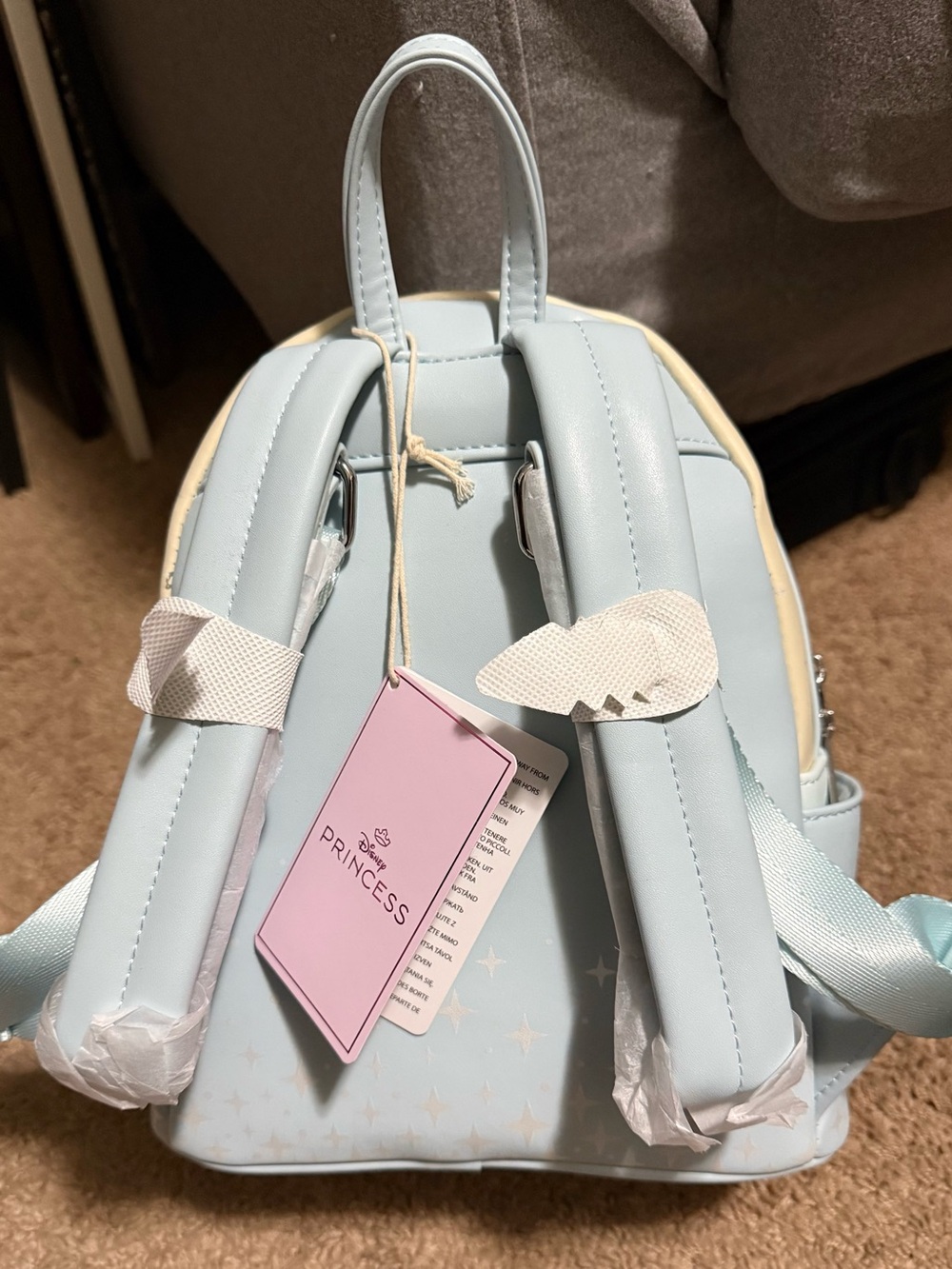 Disney Loungefly Cinderella Ballgown Pumpkin Mini Backpack New with Tags - Picture 4 of 6